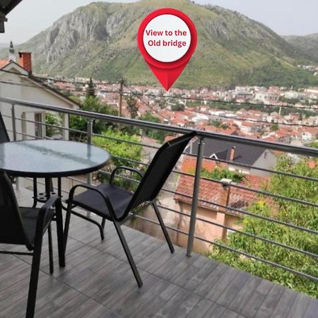View Of The City - Studio Apartment Mostar Bagian luar foto